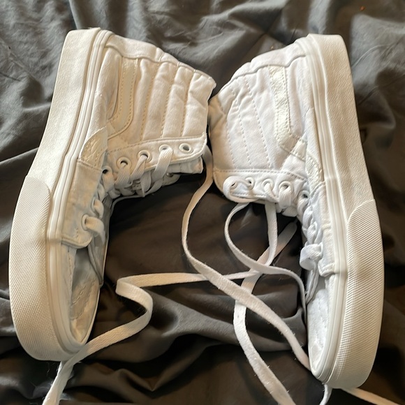 VANS Women’s size 7 Men’s size 5.5 Distressed Bleached AS IS see pics/video - Picture 6 of 8